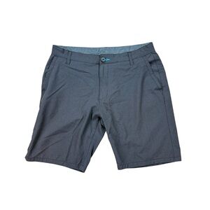 Men’s Burnside hybrid dark charcoal gray shorts size 34